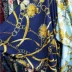 Cổ điển retro in chuỗi voan Bingtan vải sợi dày phong cách châu Âu vải váy dơi phù hợp với Rouran - Vải vải tự làm vải thun cotton lạnh Vải vải tự làm