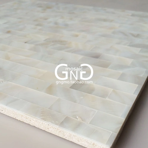 Натуральные раковины мозаика мозаика белая i-пластина плотно сплайсированная телевизионная комната