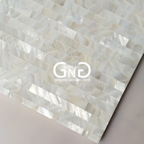 Натуральные раковины мозаика мозаика белая i-пластина плотно сплайсированная телевизионная комната