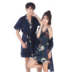 Mùa hè ngắn tay vài bộ đồ ngủ nam giới và phụ nữ Hàn Quốc phiên bản của băng lụa áo sexy lụa dây đeo nightdress nhà dịch vụ phù hợp với Night Robe