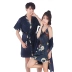 Mùa hè ngắn tay vài bộ đồ ngủ nam giới và phụ nữ Hàn Quốc phiên bản của băng lụa áo sexy lụa dây đeo nightdress nhà dịch vụ phù hợp với