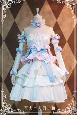 taobao agent [Products] Fascinating Angel Misa Valentine's Day Angel White Dress Cosplay COSPLAY