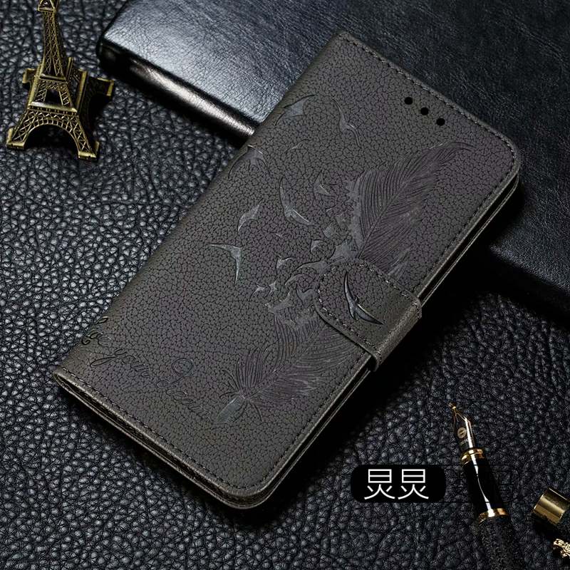 Samsung A9 & 2018 & GreyFor Samsung A5 A7 A7 A9 2018 paragraph Mobile phone set silica gel Clamshell  Insert card Leather case personality originality
