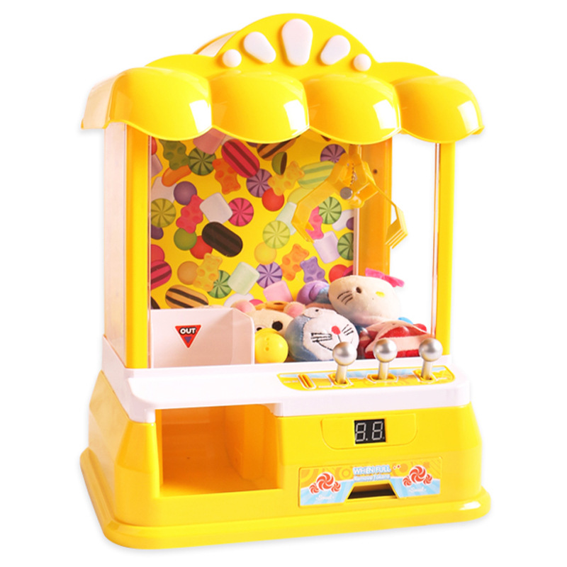 958 Doll MachineOpel  new pattern household small-scale Children's machine Inclusion Mini recreational machines lighting music Clip doll doll Toys