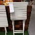 9kg mua trong nước IKEA Meralo bàn ghế ngoài trời ban công có thể gập lại gỗ rắn di động bàn trắng - Bàn bàn học thông minh dergo Bàn