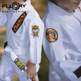 FLUORY Fire Base форма для бразильского джиу-джитсу, одежда для девочек, форма для боевых искусств, форма для BJJ GI, дзюдо, детская профессиональная тренировочная форма