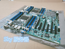 Сервер 超微x9dr3-f 双路x79主板2011 nvme协议 m.2支持2696v2超z9pe-d16
