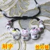 Trang sức thời trang Hàn Quốc vòng tay dây đỏ để gửi chú rể cũ may mắn mèo nam và nữ bạn gái tặng quà sinh viên ngày vòng tay trơn vàng 18k Vòng đeo tay Clasp