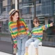 Gia đình cha mẹ và con ba mẹ con gái phong cách nước ngoài xuân hè 2020 mới trai gái mặc áo len áo len cho bé - Trang phục dành cho cha mẹ và con