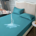 Cotton giường không thấm nước, mảnh duy nhất mat mat Simmons bảo vệ bìa không thấm nước nước tiểu cotton thoáng khí trải giường 1.8 m1.5 Trang bị Covers