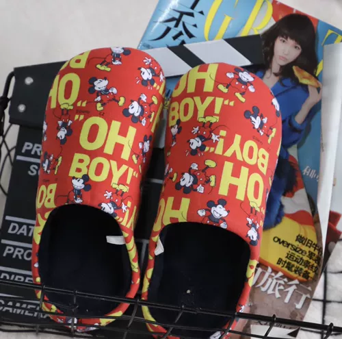 Японские демисезонные нескользящие детские тапочки для влюбленных, мягкая подошва, семейный стиль