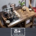 Bàn trà đôi bàn ghế gỗ nhỏ gỗ tùy chỉnh phong cách Trung Quốc không gian lưu trữ Bàn trà nhỏ Bàn trà gỗ - Nội thất văn phòng