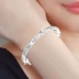 [Mua hai tặng một miễn phí] sterling bạc bracelet bracelet trang sức để gửi bạn gái của mình để gửi mẹ-in-law quà tặng đa năng push-pull vòng đeo tay vòng tay trơn vàng 18k Vòng đeo tay Clasp