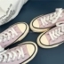 Giày vải màu hồng nude cổ điển của Nhật Bản cửa hàng giầy dép Plimsolls
