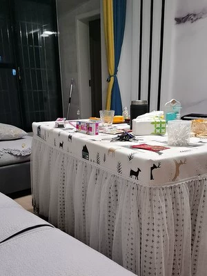 Оригинальная инновационная маленькая оленя Pure Cotton Comment Table TV Sable Столовая ткань Длинная квадратная электрическая печь гриль на гриле плита капюшона