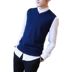 2018 mùa xuân và mùa thu vest nam áo len vest thanh niên V-đan tay Hàn Quốc phiên bản của triều đáy len vest quần áo mỏng Dệt kim Vest