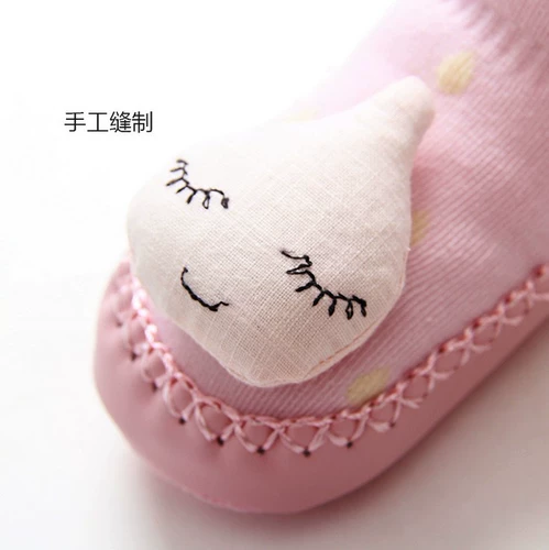Осенняя мультяшная детская кукла, нескользящие водонепроницаемые детские носки для раннего возраста