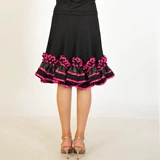 Новая квадратная юбка Gitta короткая юбка латинская юбка танце