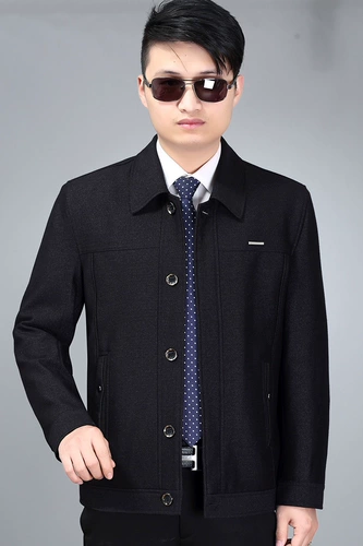 Демисезонная мужская куртка, для среднего возраста, оверсайз, 50-60 лет
