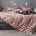 Slim nhà 60 mèo bông satin in denim giường bông của Mỹ 1,5 mét 1.8m - Bộ đồ giường bốn mảnh chăn ga gối đệm đẹp Bộ đồ giường bốn mảnh