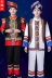 Dân tộc thiểu số mới trang phục khiêu vũ nam dành cho người lớn March ba Zhuang trang phục biểu diễn Dai người cucurbit quần áo hiệu suất