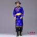 Mông cổ quần áo nam dành cho người lớn 2018 new robe thiểu số quần áo biểu diễn múa dịch vụ cuộc sống Mông Cổ váy cưới