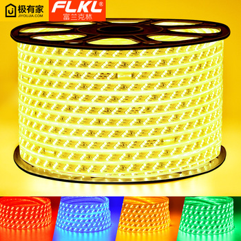 FLKL富兰克林LED灯带质量怎么样？FLKL三排LED灯带三色变光LED灯条评价好不好？