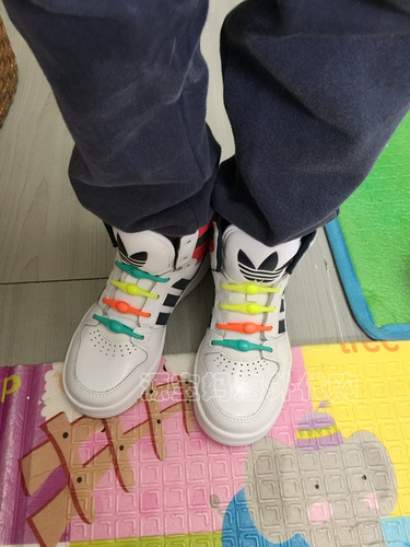 Модная эластичная пряжка для обуви, многоцветные шнурки, США