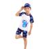 Quần áo trẻ em mới cho bé trai quần bơi phù hợp với kem chống nắng nhanh khô mùa xuân bé trai đồ bơi chia bé bơi thân mũ bơi quần áo bơi trẻ em Bộ đồ bơi của Kid