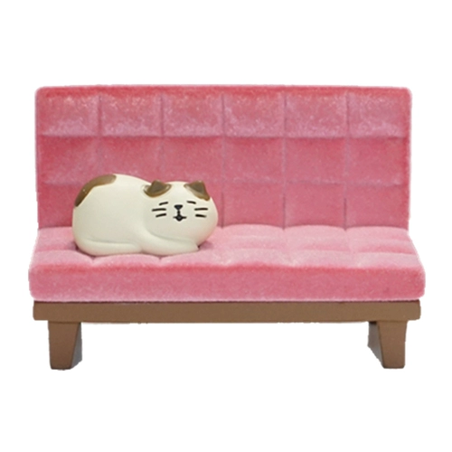 Японские розовые румяна, милый диван, маленький мобильный телефон, настольное украшение, ручка, держатель для телефона, популярно в интернете, кот