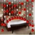 Tùy chỉnh 
            hạt pha lê rèm hoa hồng phân vùng rèm cửa rèm trang trí màn hình lối đi phòng khách phòng ngủ rèm phòng tắm mà không cần đục lỗ màn hạt gỗ Rèm hạt