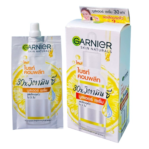 Осветляющая ночная эссенция содержит никотиновую кислоту, Таиланд, 45 мл, витамин C, анти-акне