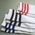 Cotton phần mỏng học sinh của trẻ em 5-9 tuổi 115-140 CM vớ bóng trắng sọc vớ bóng đá vớ thể thao 	găng tay bắt bóng cho trẻ em Bóng đá