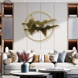 Новая китайская стена крыльца декоративная горная тень стена висит прикроватная подвесная чайная комната стерео стены