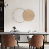 Современная и минималистичная подвеска для кровати, круглый диван, аксессуар, легкий роскошный стиль