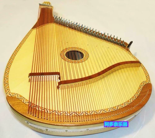 Украина импортировал Bandura Bandura Qinbala Piano 65 (63) String Harm Folk Instruments