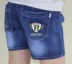 Trai quần short mùa hè 2017 mới của Hàn Quốc mặc quần trẻ em trẻ em của thể thao cao bồi năm quần trẻ em mặc Quần jean