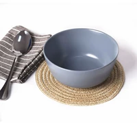 Творческая персонализированная керамическая чаша 5,5 -килограмма корректирующей травяной посуды домашняя суп миска рисовая чаша десерт миска рамэн
