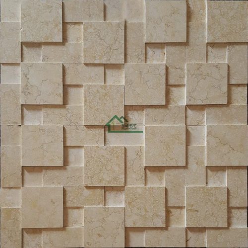 Три цвета натурального трехмерного культурного каменного телевизионного фонового фонового