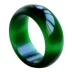 Pha lê vần xanh opal vòng đeo tay Bling ngọc lục bảo lớn rộng lớn pha lê dày trẻ em với vòng tay ngọc vòng đá Vòng đeo tay Cuff
