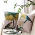 Sản phẩm mới linen sofa gối sun flower đệm văn phòng sáng tạo dây an toàn thắt lưng gối ghế lười phòng ngủ Trở lại đệm / Bolsters