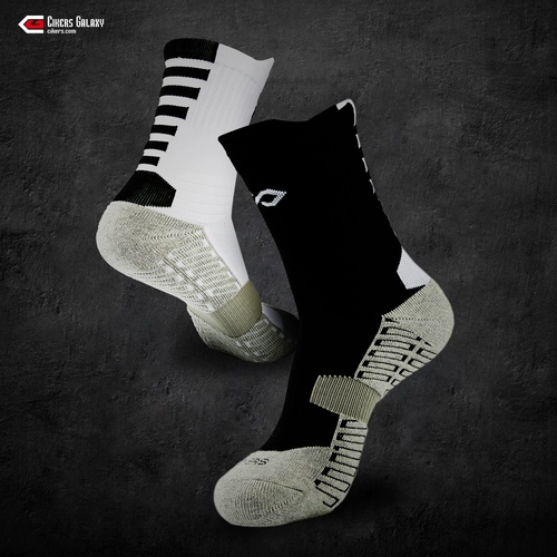 CG Saiyun Cikers Cloud Series Qingyun Socks Мужские анти -скользкие спортивные носки футбольные носки и утолщенное полотенце