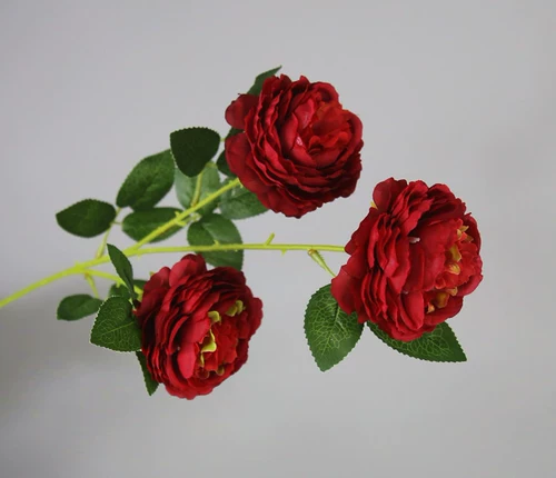 Трехнокрытый пион гостиной декоративный цветок шелк цветочный цветок цветок цветочный цветок свадьба