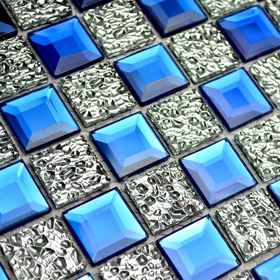 Метковая бриллиантовая хрустальная стеклянная стеклянная мозаичная плитка телевизор Фоновая настенная зеркальная крыльца