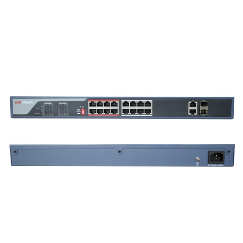 Hikvision 18 Port 26 POE мониторинг переключателя Gigabit Network Hub DS-3E0318P-E