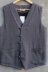Trung quốc phong cách của nam giới collarless V-Cổ mùa thu và mùa đông bông vest vest vest Han quần áo Trung Quốc Tang phù hợp với retro Trung Quốc lớn màu đen