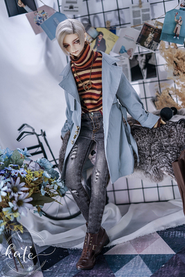 taobao agent Limited [Endless] -GENTLEMAN-Mandarin Trench coat SD/BJD 17 male Popo68 doll