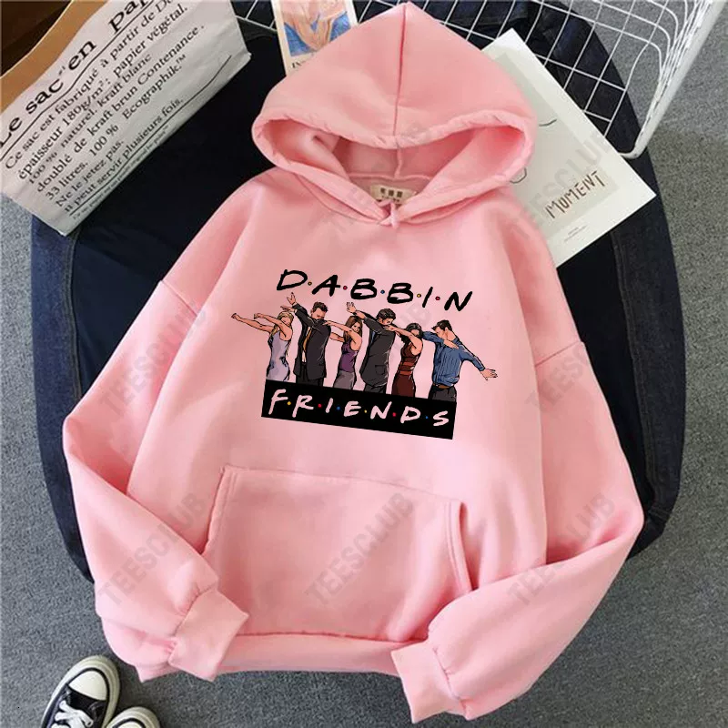 Hoodie толстовка для друзей из сериала Friends Classic Old Friends Plel Pink Sweat