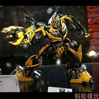 Comicave Bumblebee 1 18 biến dạng phim CS robot hai đầu chạm khắc kim cương hợp kim di chuyển mô hình bàn tay - Capsule Đồ chơi / Búp bê / BJD / Đồ chơi binh sĩ bup bê chi bi
