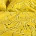 Chuối! Vàng trái phong cách phim hoạt hình tấm bông vẽ tay áp dụng gối in có thể được tùy chỉnh bộ duy nhất mảnh - Khăn trải giường Khăn trải giường
